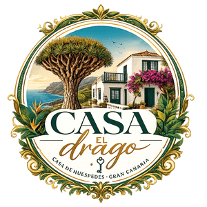Casa El Drago — logo de la casa de huéspedes en Tafira Baja, Gran Canaria
