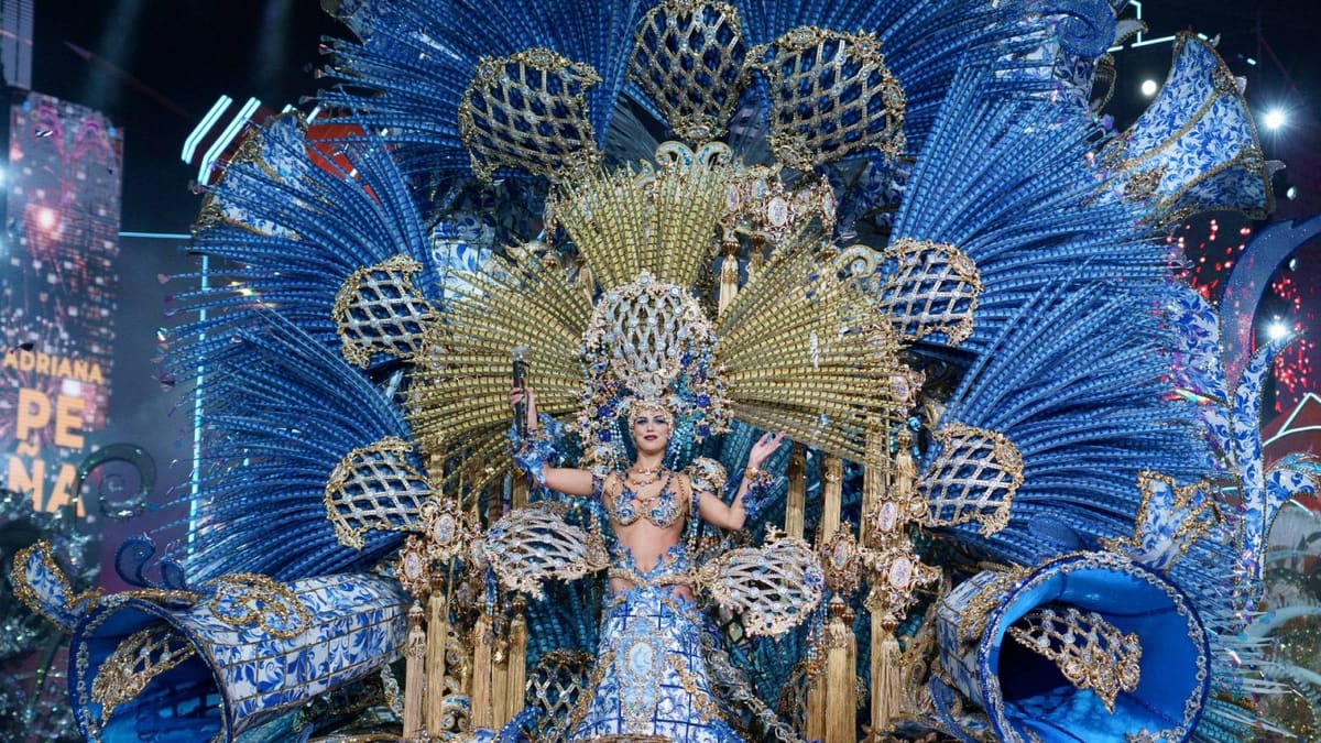 Ambiente de carnaval en Las Palmas de Gran Canaria